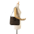 Fendi B Fendi Brown Canvas Fabric Zucca Shoulder Bag Italy