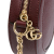 Gucci AB Gucci Red Bordeaux Calf Leather Mini Round Ophidia Crossbody Bag Italy