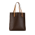 Celine B Celine Brown Coated Canvas Fabric Macadam Tote Italy