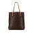 Celine B Celine Brown Coated Canvas Fabric Macadam Tote Italy