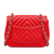 Chanel AB Chanel Red Caviar Leather Leather Mini Square Classic Chevron Caviar Single Flap Italy