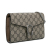 Gucci AB Gucci Brown Beige Coated Canvas Fabric GG Supreme Dionysus Chain Wallet Italy