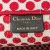 Christian Dior AB Dior Red Canvas Fabric Medium Dioramour Book Tote Italy