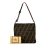 Fendi B Fendi Brown Canvas Fabric Zucca Shoulder Bag Italy