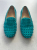 Christian Louboutin Lederloafers mit Nieten in der gleichen Farbe