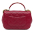 Chanel AB Chanel Red Burgundy Caviar Leather Leather Mini Caviar Carry Around Flap Italy