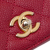 Chanel AB Chanel Red Burgundy Caviar Leather Leather Mini Caviar Carry Around Flap Italy