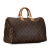 Louis Vuitton B Louis Vuitton Brown Monogram Canvas Canvas Monogram Speedy 35 France