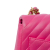 Chanel B Chanel Pink Lambskin Leather Leather Mini Square Classic Lambskin Chevron Flap Italy