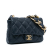 Chanel AB Chanel Blue Dark Blue Lambskin Leather Leather Small Quilted Lambskin Funky Town Flap Italy