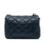 Chanel AB Chanel Blue Dark Blue Lambskin Leather Leather Small Quilted Lambskin Funky Town Flap Italy