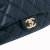 Chanel AB Chanel Blue Dark Blue Lambskin Leather Leather Small Quilted Lambskin Funky Town Flap Italy