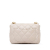 Chanel AB Chanel Brown Light Beige Lambskin Leather Leather Small Quilted Lambskin Funky Town Flap Italy