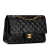 Chanel B Chanel Black Lambskin Leather Leather Medium Classic Lambskin Double Flap France