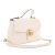 Gucci B Gucci White Ivory Calf Leather Small GG Marmont Top Handle Satchel Italy