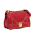 Christian Dior AB Dior Red Calf Leather Medium Studded Diorama Flap Italy