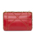 Christian Dior AB Dior Red Calf Leather Medium Studded Diorama Flap Italy