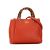 Gucci B Gucci Orange Calf Leather Mini Bamboo Shopper Italy