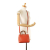 Gucci B Gucci Orange Calf Leather Mini Bamboo Shopper Italy