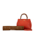 Gucci B Gucci Orange Calf Leather Mini Bamboo Shopper Italy