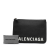 Balenciaga AB Balenciaga Black Calf Leather Ville Logo Pouch Italy