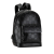 Gucci B Gucci Black Calf Leather GG Embossed Tennis Backpack Italy