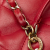 Chanel B Chanel Red Lambskin Leather Leather Small Lambskin Easy Carry Flap Italy