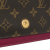 Louis Vuitton AB Louis Vuitton Brown Dark Pink Monogram Canvas Canvas Monogram Flore Wallet On Chain France