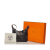 Hermès AB Hermès Black Calf Leather Trim Duo Crossbody Bag France