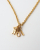 Christian Dior Logo Swing Charm Necklace