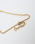 Christian Dior Logo Swing Charm Necklace