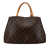 Louis Vuitton B Louis Vuitton Brown Monogram Canvas Canvas Monogram Montaigne MM Spain