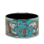 Hermès AB Hermès Blue Turquoise with Silver Enamel Other Extra Wide Torana Elephant Bangle 65 Austria