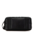 Valentino AB Valentino Black Calf Leather VLTN Wash Bag Italy