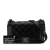 Chanel B Chanel Black Calf Leather Medium skin Double Stitch Boy Flap Italy