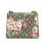 Gucci B Gucci Brown Beige Coated Canvas Fabric Mini GG Supreme Blooms Dionysus Crossbody Bag Italy