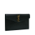 Saint Laurent AB Saint Laurent Black Calf Leather Grain de Poudre Uptown Pouch Italy