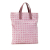 Chanel B Chanel Pink Nylon Fabric New Travel Line Tote Italy