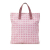 Chanel B Chanel Pink Nylon Fabric New Travel Line Tote Italy