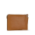 Salvatore Ferragamo B Ferragamo Brown Calf Leather Clutch Bag Italy