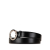 Bvlgari AB Bvlgari Black Calf Leather Bvlgari Bvlgari Belt Italy