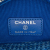 Chanel AB Chanel Blue Tweed Fabric Quilted Round Clutch With Chain Italy