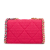 Chanel AB Chanel Pink Tweed Fabric 19 Wallet On Chain Italy