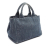 Prada B Prada Blue Navy Denim Fabric Canapa Bijoux Satchel Italy