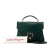 Salvatore Ferragamo B Ferragamo Green Dark Green Nubuck Leather Leather Medium Nubuck Margot Satchel Italy