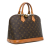 Louis Vuitton B Louis Vuitton Brown Monogram Canvas Canvas Monogram Alma PM France