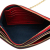 Louis Vuitton B Louis Vuitton Blue Dark Blue with Red Monogram Empreinte Leather Double Zip Pochette Spain