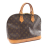 Louis Vuitton B Louis Vuitton Brown Monogram Canvas Canvas Monogram Alma PM France