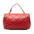 Chanel B Chanel Red Lambskin Leather Leather Small Lambskin Easy Carry Flap Italy