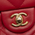 Chanel B Chanel Red Lambskin Leather Leather Small Lambskin Easy Carry Flap Italy